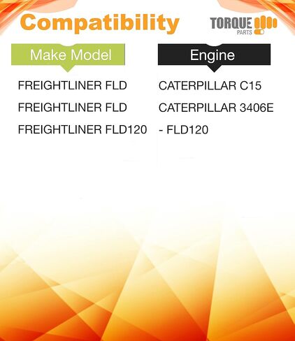 TORQUE Engine Air Filter Compatible with Select Freightliner FLD 112 120 Classic Semi Trucks Accessories Parts Replaces AF1743M PA2703 LAF1899 AF25693 46840 TR519 2 PCS in Saudi Arabia