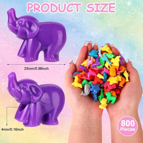 Droutti 400 Pcs Animal Shaped Beads Animal Plastic Beads Colorful Marine and Jungle Animal Beads Zoo Animal Design Plastic Craft Beads for DIY Jewelry Craft Making Necklace Bracelet Supplies in Saudi Arabia