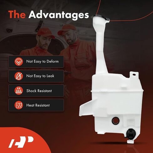 A-Premium 8531533300-PFM Front Washer Fluid Reservoir Compatible with Select Toyota/Lexus Models - Camry 2007-2011, ES350 2007-2012, with (Washer Pump/Filler Neck/Cap/Hose/Bracket/Grommet) in Saudi Arabia