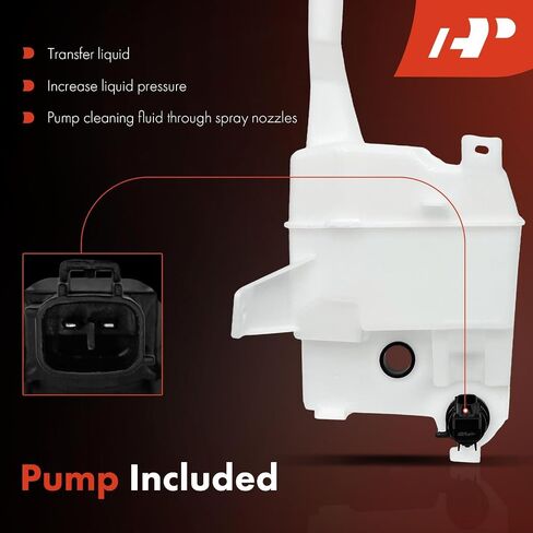 A-Premium 8531533300-PFM Front Washer Fluid Reservoir Compatible with Select Toyota/Lexus Models - Camry 2007-2011, ES350 2007-2012, with (Washer Pump/Filler Neck/Cap/Hose/Bracket/Grommet) in Saudi Arabia