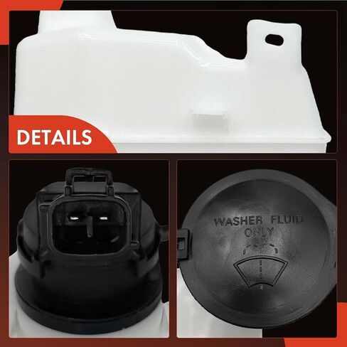 A-Premium 8531533300-PFM Front Washer Fluid Reservoir Compatible with Select Toyota/Lexus Models - Camry 2007-2011, ES350 2007-2012, with (Washer Pump/Filler Neck/Cap/Hose/Bracket/Grommet) in Saudi Arabia