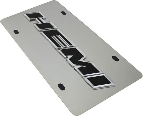 Eurosport Daytona- Compatible with -, New Mopar HEMI Logo Stainless Steel License Plate in Saudi Arabia