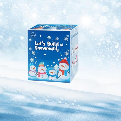 18 Pack Christmas Craft, DIY Snowman kit,Christmas Crafts for Kids,Creative Children Air Dry Modeling Clay,Build a Snowman kit，for Christmas Events，Christmas Game，Toys & Festivals. in Kuwait