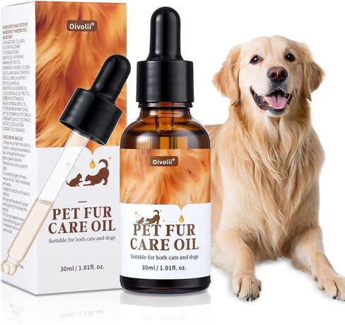رذاذ تكييف معطف الحيوانات الأليفة للكلاب والقطط-Detangler Natural و Deodorizer مع زيت جوز الهند وجوجوبا-خالٍ من الكحول ، غير سامة ، رائحة فاكهة-إجازة ضبابية للفراء اللامع اللامع in Kuwait