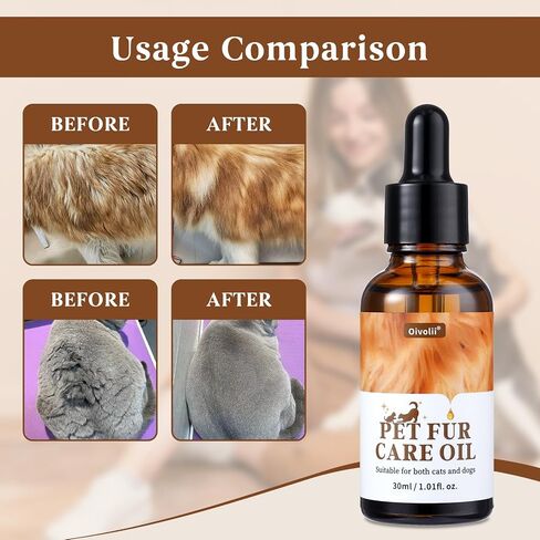 رذاذ تكييف معطف الحيوانات الأليفة للكلاب والقطط-Detangler Natural و Deodorizer مع زيت جوز الهند وجوجوبا-خالٍ من الكحول ، غير سامة ، رائحة فاكهة-إجازة ضبابية للفراء اللامع اللامع in Kuwait