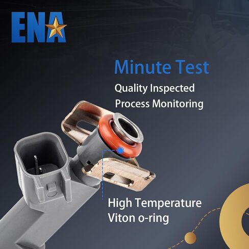 ENA 12 Holes Fuel Injectors Compatible with Chevy Malibu HHR Pontiac G6 2.2L 2.4L L4 2009 2010 2011 2012 Replacement for FJ1064 12613163 12613412 Set of 4 in Saudi Arabia