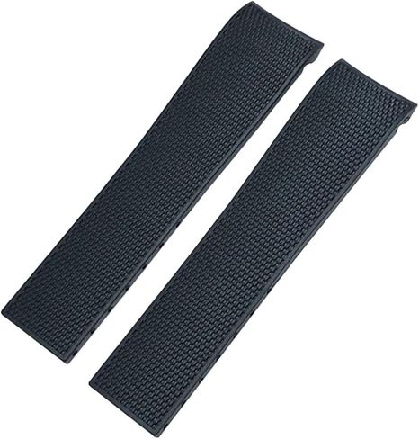 xmkt 21mm 20mm 19mm silicone watchband ， for longines conquest hydroconquest l3 buckle buckle black black watch in Kuwait