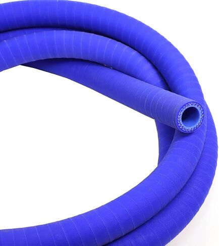 5ft Length TMKOOL 3-Ply Reinforced 10mm 3/8" ID Radiator Coolant Hose High Performance Silicone Hose Coupler Rubber Tube (10mm Red) in Kuwait