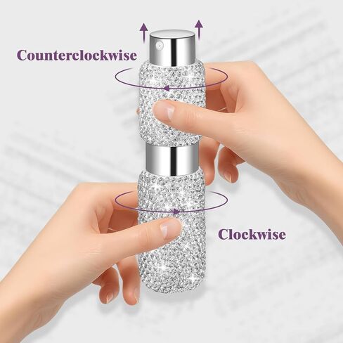 زجاجة سفر قابلة لإعادة تعبئة عطر 8ML المحمولة ، زجاجة عطر حجم العطور ، زجاجة رذاذ مصغرة فارغة لإعادة الملء in Kuwait