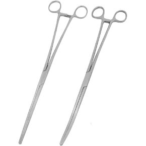 OdontoMed2011 Forceps, Straight 12" + Curved 12" Quality Instruments