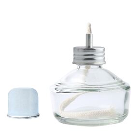 Dental Alcohol Lamp Glass Burner Bunsen Burners with Cotton Wick and Metal Cap Dental Lab Equipment Heating 150ml