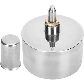 400ml Alcohol Lamp, Stainless Steel Alcohol Lamp Burner, Thickened Explosion-Proof, Laboratory Chemistry Alcohol Burner Lamp, Dental Lab Lamp, Heating Lamp with Metal Cap, Heating Equipment