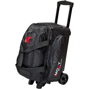 Bowlerstore Products Moxy Double Roller Bowling Bag- Black