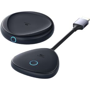 مجموعة جهاز الإرسال والاستقبال اللاسلكي Hagibis HDMI، مجموعة موسع HDMI لاسلكية 2.4/5 جيجا هرتز للشاشة، وجهاز العرض، والتلفزيون عالي الدقة، ومحول HDMI 165FT/50M لأجهزة الكمبيوتر المحمول، والكمبيوتر الشخصي، والكاميرا، وPS4/5، وXbox (1080P HDMI)