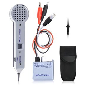 Tone Generator Kit, Wire Tracer Circuit Tester, Tone and Probe kit, 200EP High Accuracy Cable Tester, Multi-Tone Cable Test Kits with Inductive Amplifier for Network Cables Collation