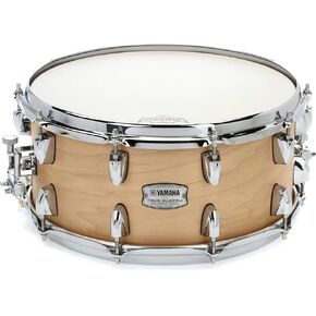 Yamaha Tour Custom Maple 14" x 6.5" Snare Drum, Caramel Satin
