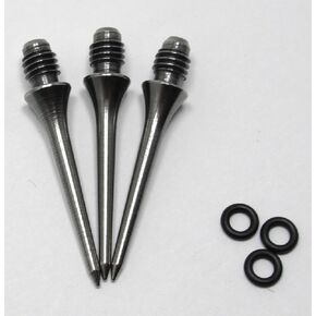 US Darts Carbo Soft Tip Conversion Points - 1 Set (3 Points) - 2BA - Precision Engineered Nose Reduces Deflections + Orings