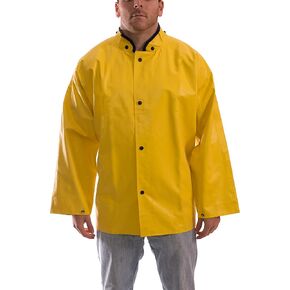 Tingley Magnaprene J12207 Jacket With Storm Fly Front and Inner Cuffs, 2XL, Yellow