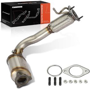 A-Premium Front Catalytic Converter Kit Direct-Fit Compatible with Chevrolet Equinox 2010-2014, Captiva Sport 2012-2015 & GMC Terrain 2010-2014, 2.4L, EPA Compliant