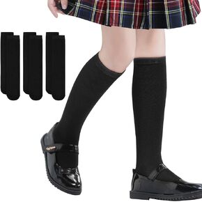 Century Star Girls Knee High Socks Kids Toddler Boys Seamless Long Sock School Uniform Dress Socks