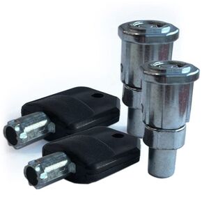 Lock and Key for Classic Gumball Machine - Vending Machines Top Lid Tubular Key Lock for Capsule, Candy, Gumball Vending Machine. Gumball Machine Lock and Key 1/4" Thread (2pc - Key Y2)…