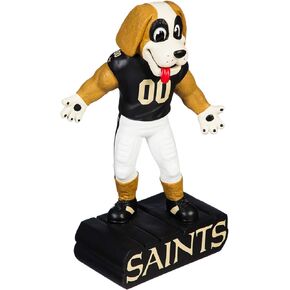 Team Sports America NFL New Orleans Saints Fun Colorful Mascot Statue 12 Inches Tall