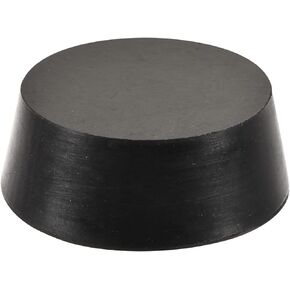 MECCANIXITY Rubber Tapered Plug 58mm to 68mm Solid Test Tubes Bungs Stopper Black for Lab Home