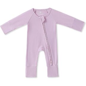 Preemie & Smaller Newborn Baby Sleeper/Footie with Fold Over Hands & Feet, Luxuriously Soft Bamboo Viscose in Saudi Arabia
