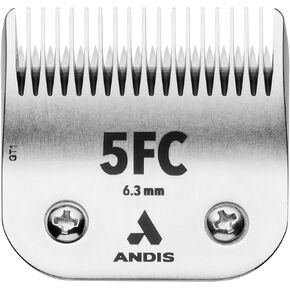 Andis 72630 Ultra Edge Detachable Dog Clipper Blade – Equipped with Stainless Steel for Precision Trimming, Fits Motor-Driven Trimmer – for Pet’s Fast Touch-Ups & Full Grooming., Size 5Fc, Silver