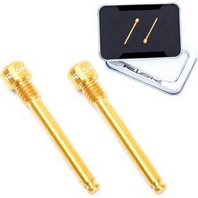 Bike Brake Caliper Bolt Screws,2Pcs Disc Brake Bolts Titanium Alloy Bicycle Disc Brake Caliper Screw Bolts for Mountain Bicycle Cycling Brake Bolts Accessories Black