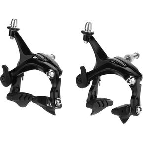 Tbest 1 Pair of Brake Set, Road Bike V-Shaped Mechanical Dual-Pivot Brake Set Road Bike Brakes Shimano Brakes Caliper Set 20 Inch Bike Calipers Kit