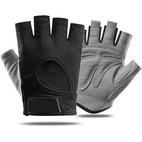 Sports Gloves Outdoor Mountain Biking, Half Finger Anti Slip Gloves, Reinforced Palm Fitness Riding Gloves Summer New Road Mountain Bike Riding Gloves