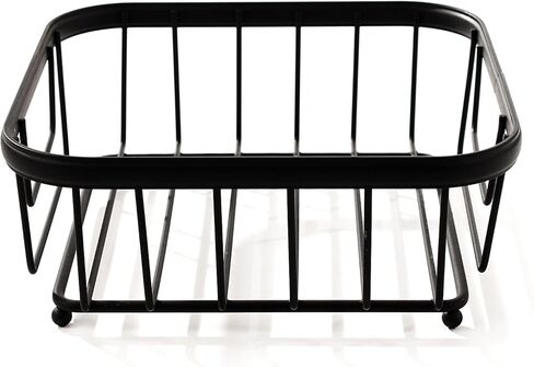 حامل مناديل أفقي من Spectrum Diversified Ashley Flat، ديكور حديث لتناول الطعام لطاولات المطبخ وأسطح العمل، أسود in Kuwait