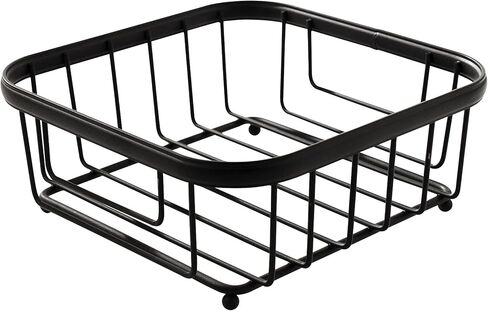 حامل مناديل أفقي من Spectrum Diversified Ashley Flat، ديكور حديث لتناول الطعام لطاولات المطبخ وأسطح العمل، أسود in Kuwait