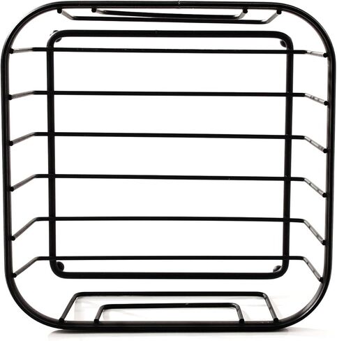 حامل مناديل أفقي من Spectrum Diversified Ashley Flat، ديكور حديث لتناول الطعام لطاولات المطبخ وأسطح العمل، أسود in Kuwait