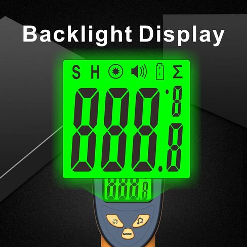 Infrared Laser Thermometer, Digital Infrared Laser Thermometer Gun with Adjustable Emissivity, IR Thermometer Temperature Gun for Cooking, Pizza Oven & Engine, -58℉～1022℉(-50℃～550℃) in Saudi Arabia