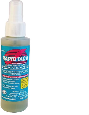 Rapid TAC II Application Fluid for Vinyl Wraps Decals Stickers 4oz Sprayer in Saudi Arabia