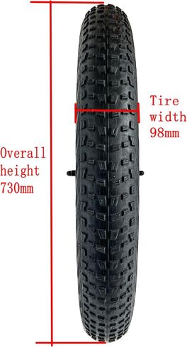 Front Wheel Fat Bike 26''x4.0 Tyre Bearing Hub Spokes Black Alloy Aluminum Snow Bicycle fatbike Sandbike Rim Wheel 26 Bolt On in Saudi Arabia