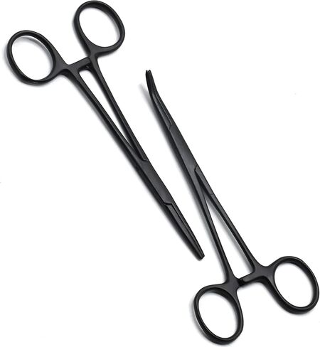 10 Assorted Kelly Locking HEMOSTAT Forceps 5.5" Ideal for All Types of Hobby (PNIK) and First AID KIT by G.S ONLINE STORE in Saudi Arabia