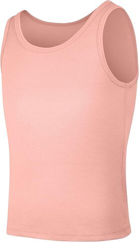 مجموعة تانك Hanes Girl's Originals، تانك توب فائق النعومة للفتيات، تانك مشروط مضلع قابل للتمدد، 4 عبوات in Saudi Arabia