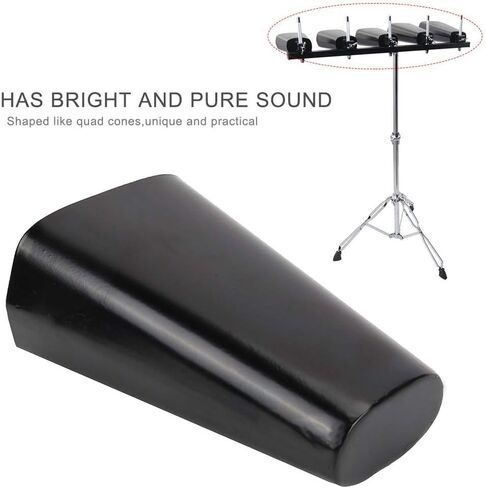 Percussion Cowbell,6 Inch Metal Durable Percussion Musical Handheld Kit Drum Set Cowbell Instrument Accessories in Saudi Arabia