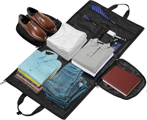 حمل على حقيبة الملابس 3 في 1 حقيبة واق من المطر 57L السفر فستان بتصميم بدلة الأحذية الناقل حقيبة التخزين للرجال النساء بين عشية وضحاها عطلة نهاية الأسبوع حقيبة سفر كبيرة in Kuwait