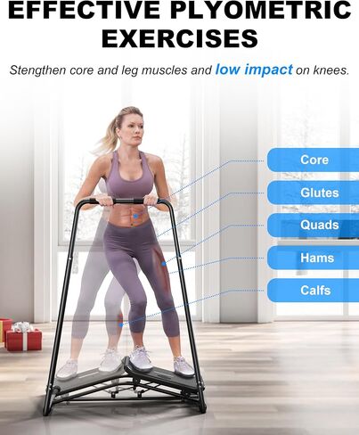 Ski Machine, Sking Simulator Trainer, Low-Impact Plyometric Exercises, Full-Body Workout with Resistance, Smooth Motion, Cardio Fitness Equipment for Home Gym in Saudi Arabia