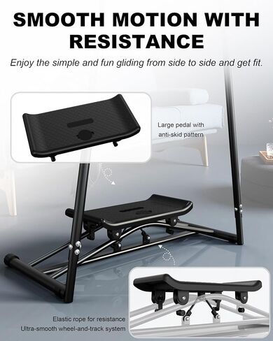 Ski Machine, Sking Simulator Trainer, Low-Impact Plyometric Exercises, Full-Body Workout with Resistance, Smooth Motion, Cardio Fitness Equipment for Home Gym in Saudi Arabia