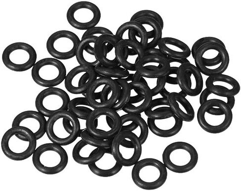 uxcell Nitrile Rubber O-Rings 12mm OD 6mm ID 3mm Width, Metric Sealing Gasket for Automotive Machine Plumbing, Pack of 50 in Saudi Arabia