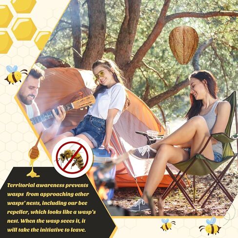 50 Pieces Wasp Nest Decoy Wasp Deterrent Bulk Yellow Fake Wasp Nest Wasp and Hornet Deterrent Hanging Wasp Nest Repellent for Outdoor Garden Yard Eaves in Saudi Arabia