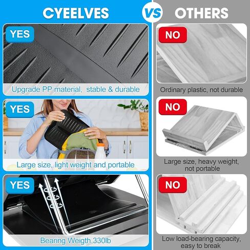 لوح مائل لتمديد الساق، لوح مائل للعلاج الطبيعي لتمديد الساق، لوح مائل قابل للتعديل لالتهاب اللفافة الأخمصية القرفصاء، لوح مائل للقدم لمعدات تدريب تمرين الكاحل والساق in Kuwait