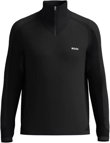 سترة Zilnar سوداء للرجال من Hugo Boss بنصف سحاب in Saudi Arabia