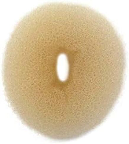 صانع كعكة الشعر كيتش - كعكة شعر صغيرة لجميع أنواع الشعر | صانع كعكة دونات الشعر للأطفال | صانعة الكعكة السحرية للشعر | كعكة الجورب لتصفيف الشعر | كعكة الباليه للأطفال، قطعة واحدة (بني) in Kuwait