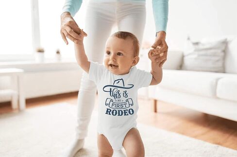 Baby Girl Boy It's Alright to be Little Bitty Romper Surprise Pregnancy Announcement Grandparents Bodysuit Jumpsuit (0-6 months, white-Long Sleeve Romper) in Saudi Arabia